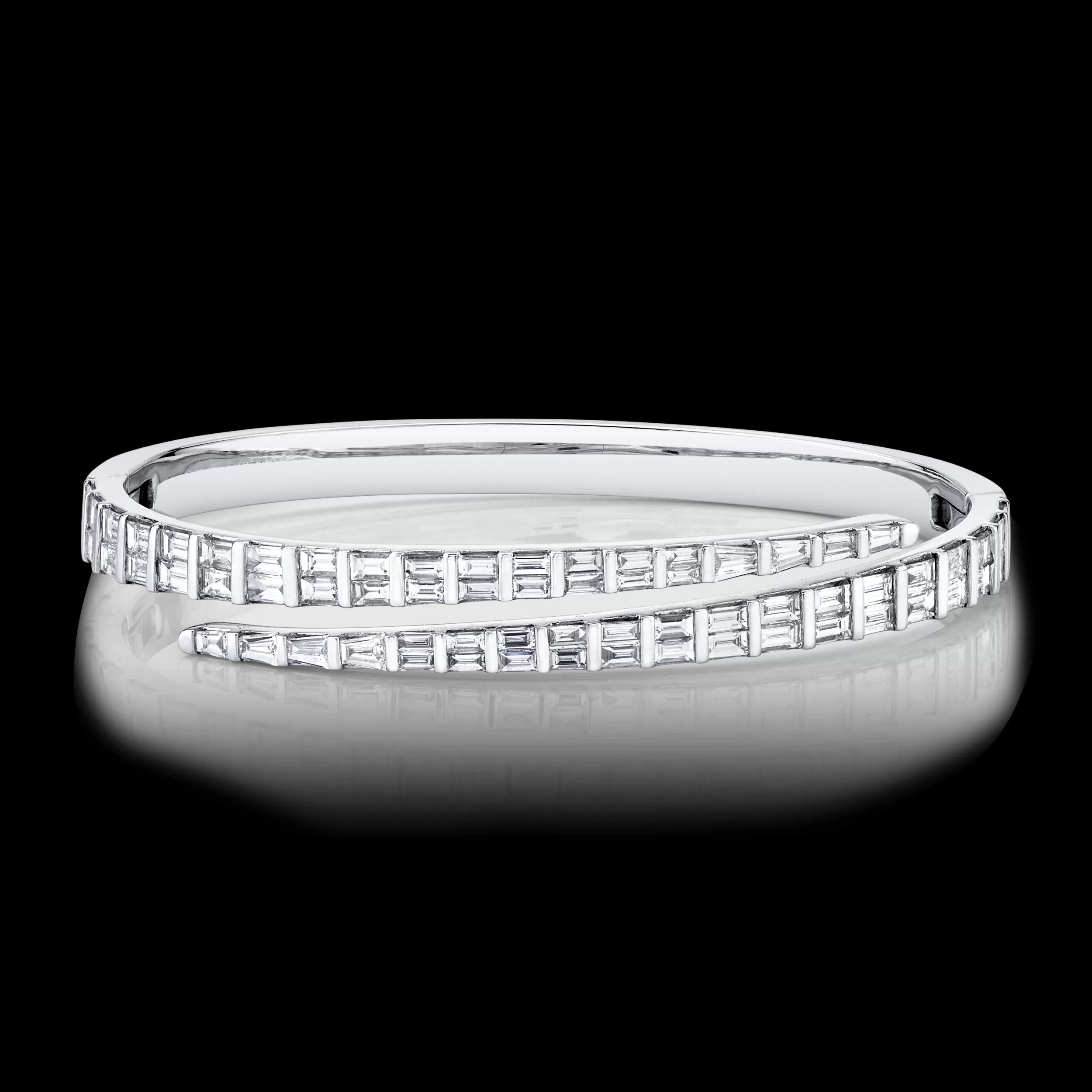 Anita Ko Bangles^BAGUETTE DIAMOND COIL BRACELET