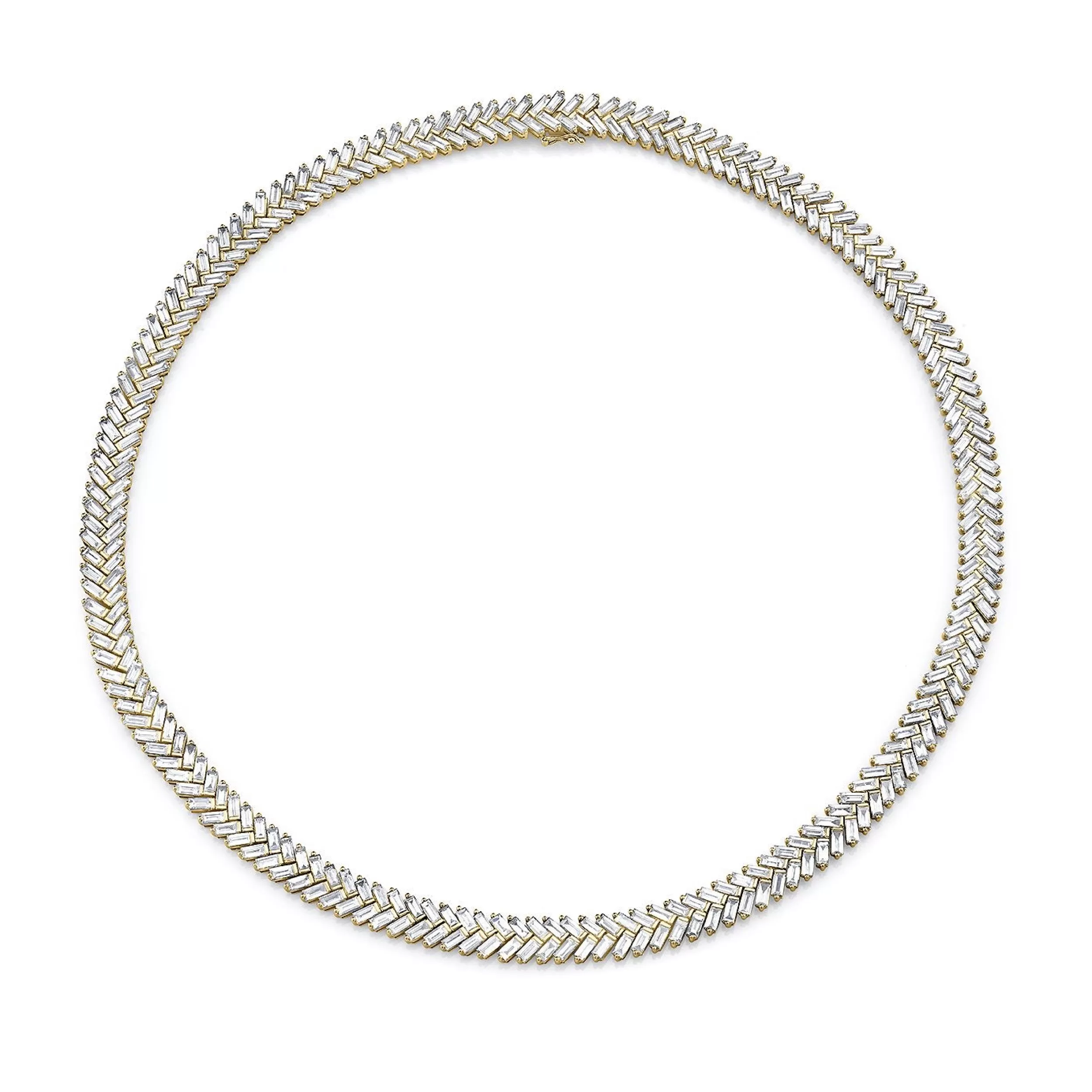 Anita Ko Chokers^BAGUETTE DIAMOND ZIPPER CHOKER