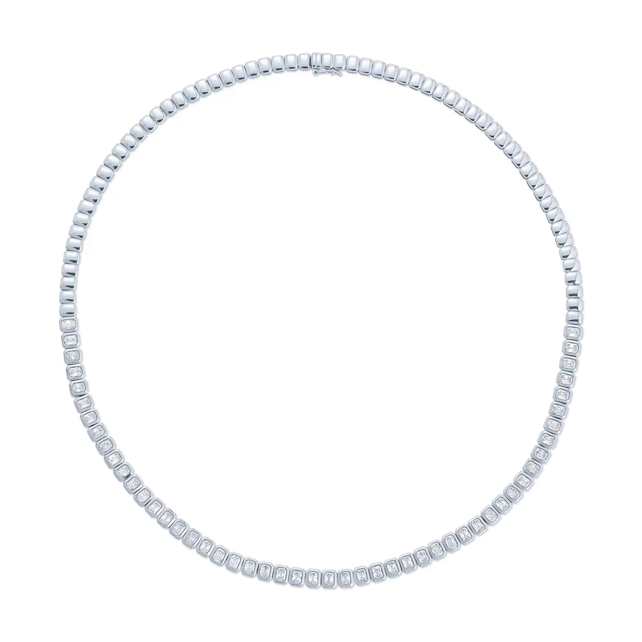 Anita Ko Chokers^BEZELED RADIANT CUT DIAMOND CHOKER