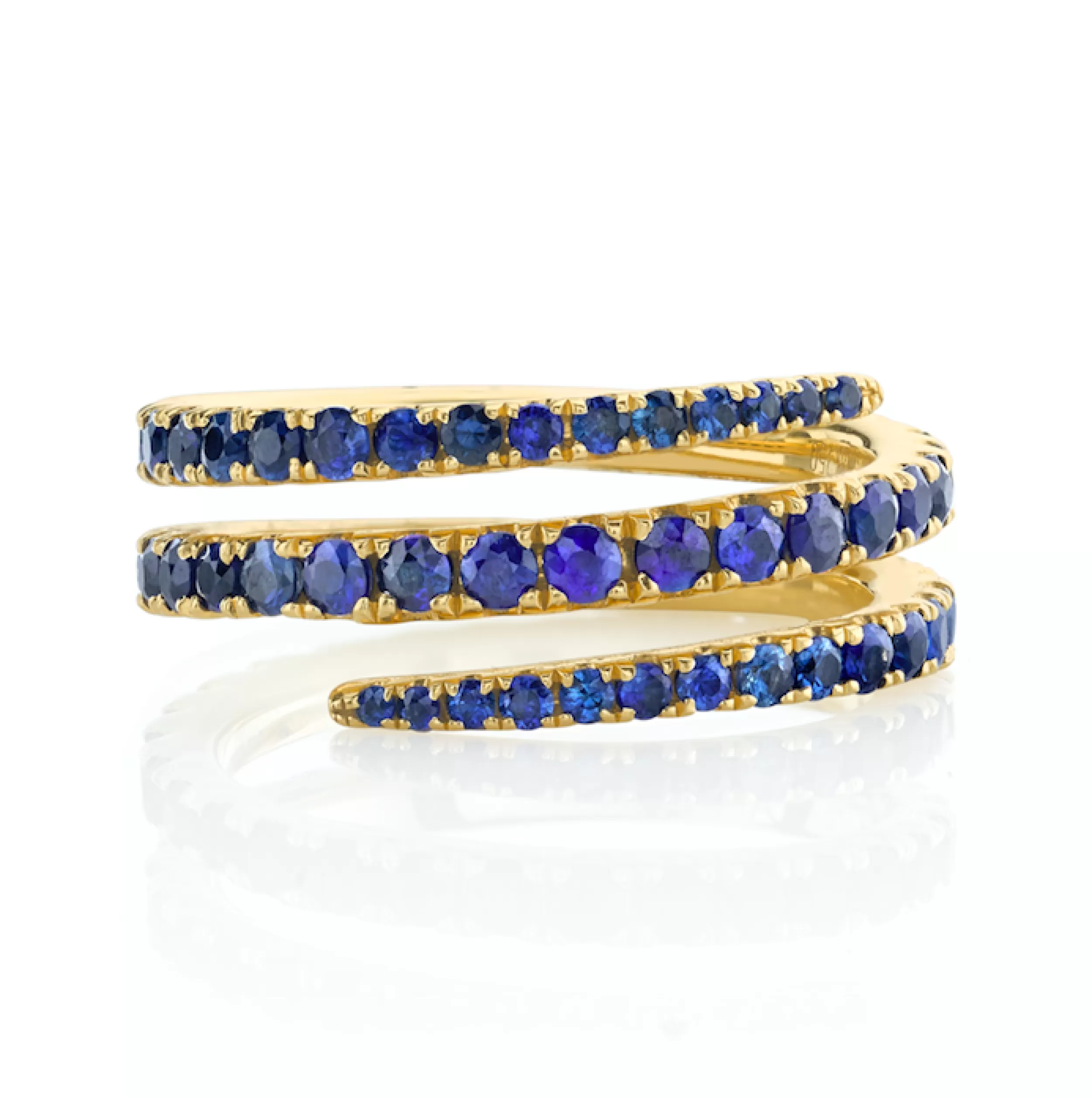 Anita Ko Coil^BLUE SAPPHIRE COIL RING