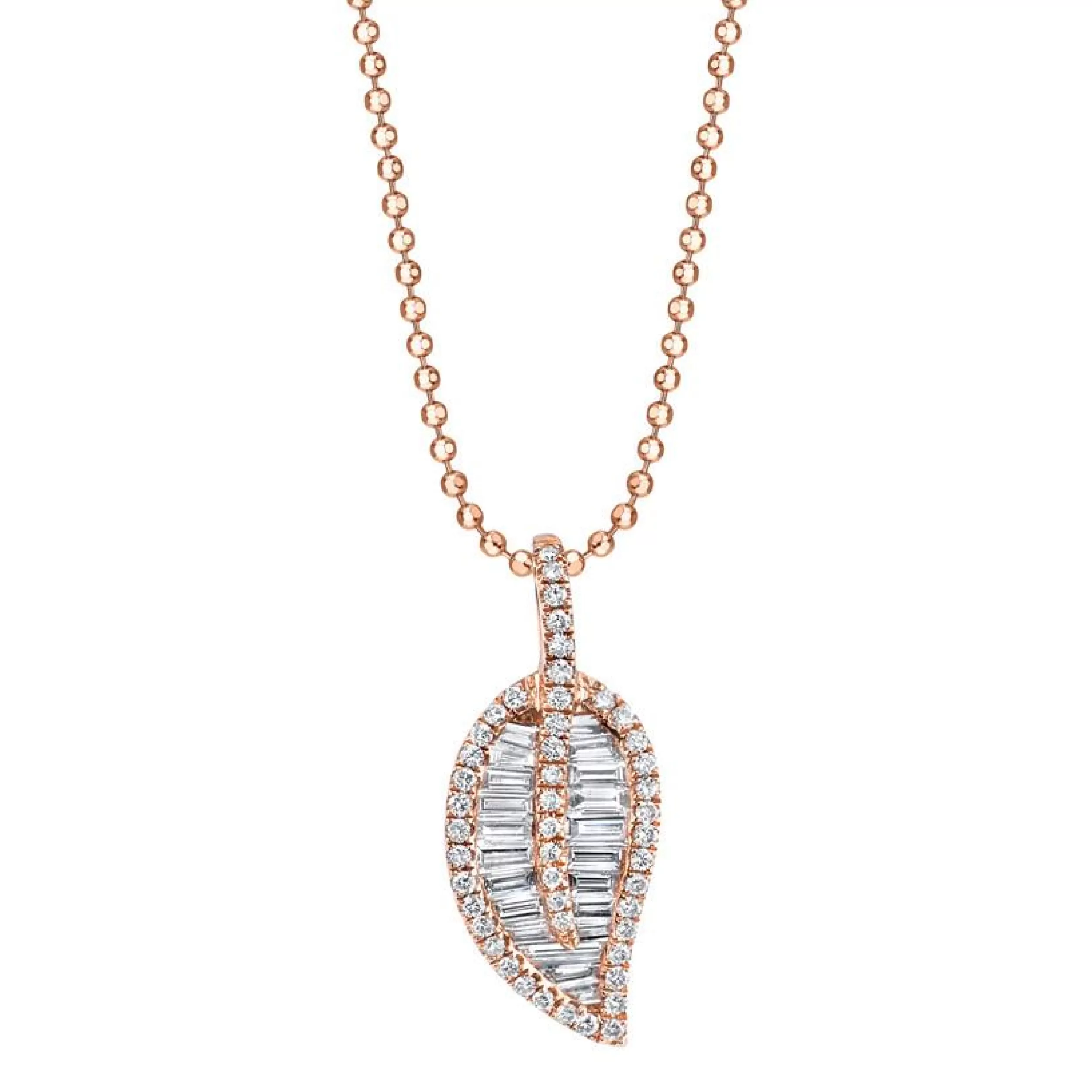 Anita Ko Pendants^CLASSIC LEAF DIAMOND NECKLACE