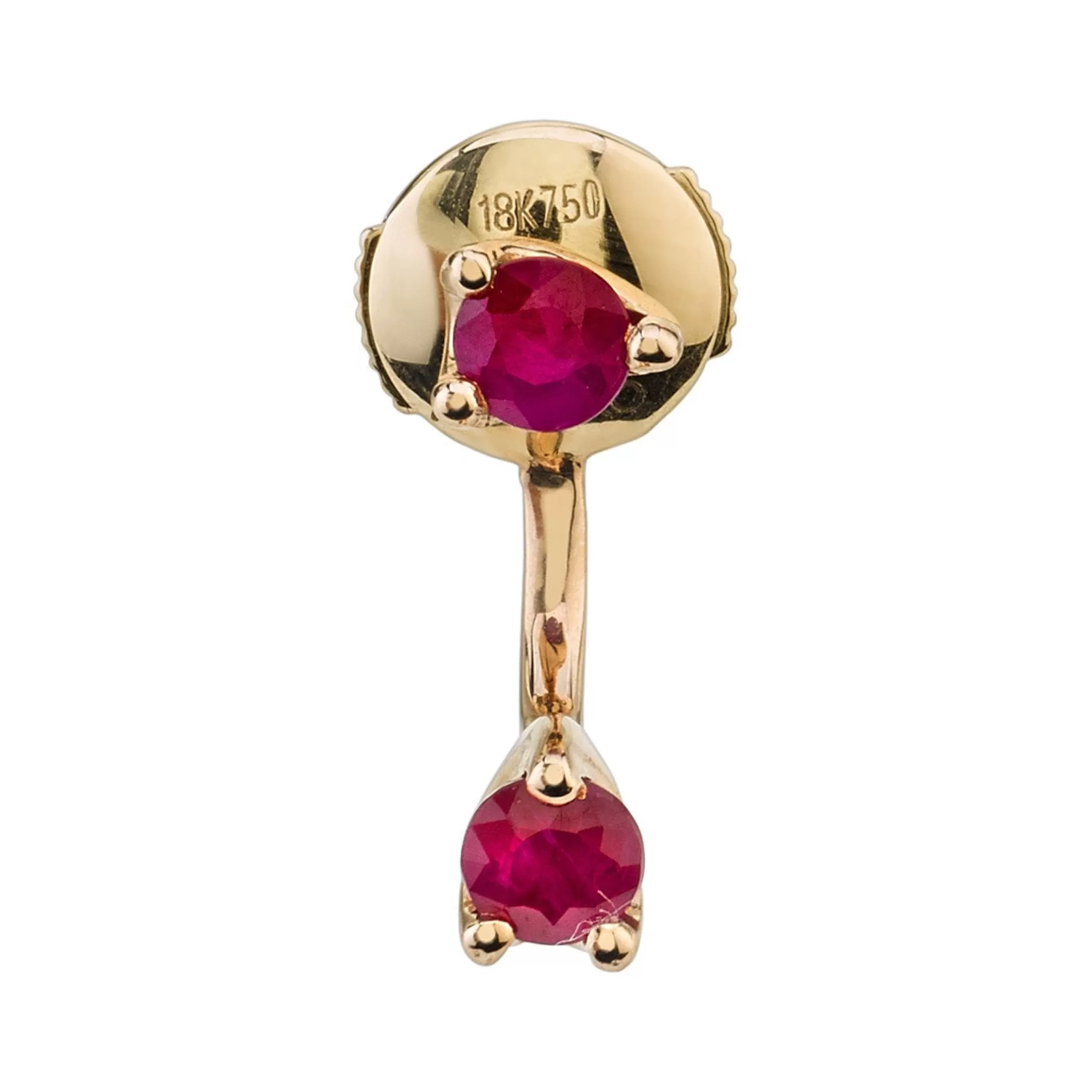 Anita Ko Orbit^CLASSIC RUBY ORBIT EARRING