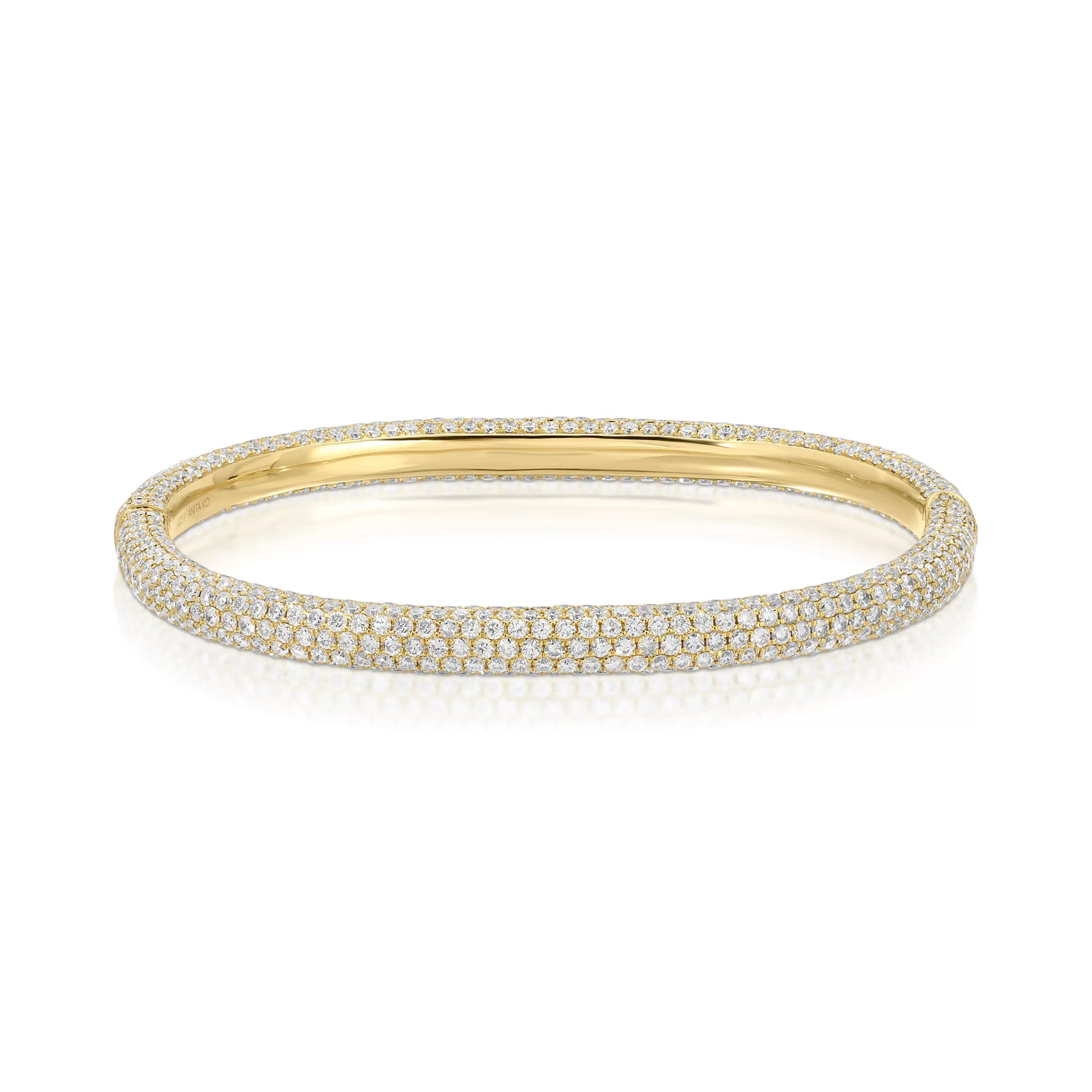 Anita Ko Bangles^COSMO PAVE OVAL BANGLE