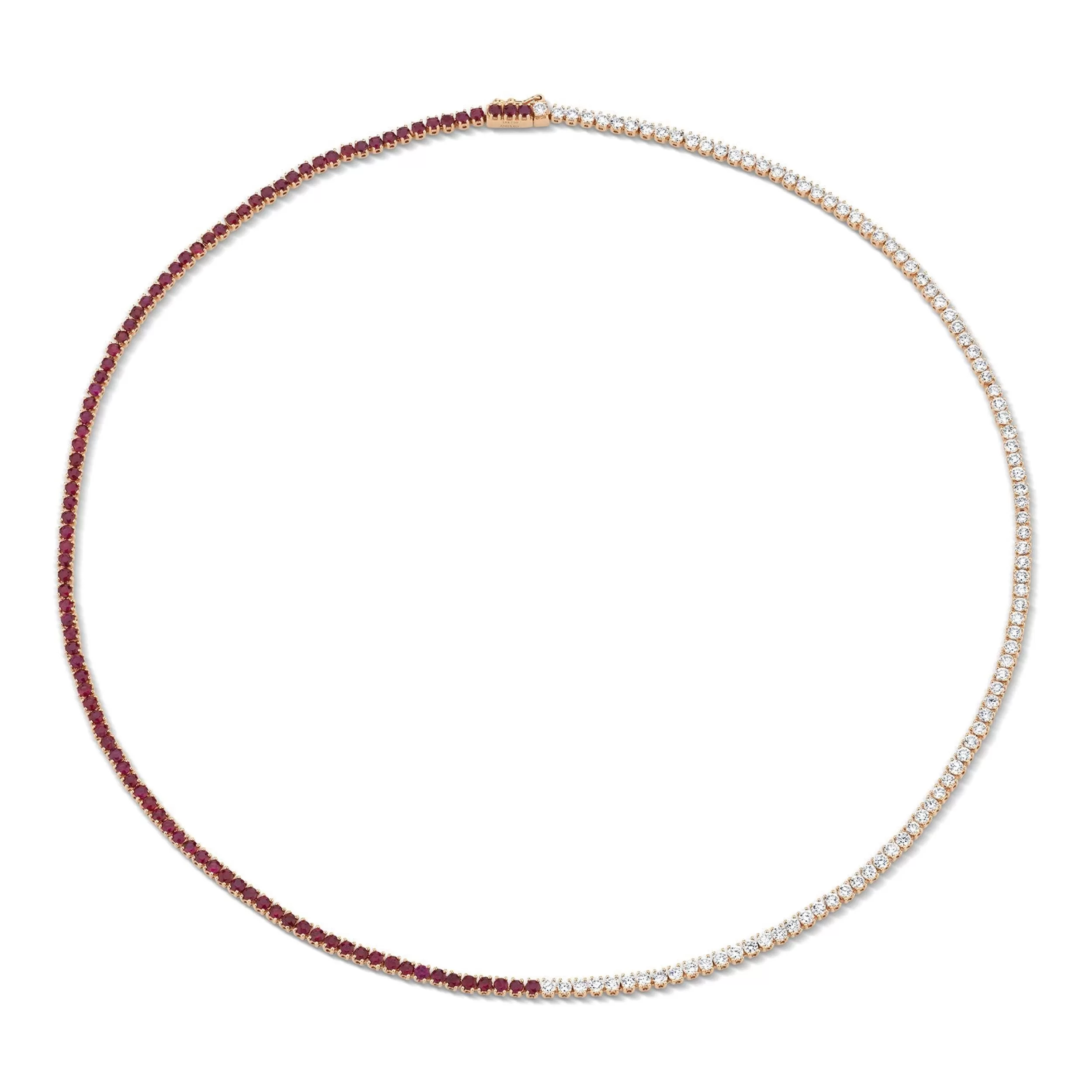 Anita Ko Chokers^DIAMOND AND RUBY HEPBURN CHOKER 16