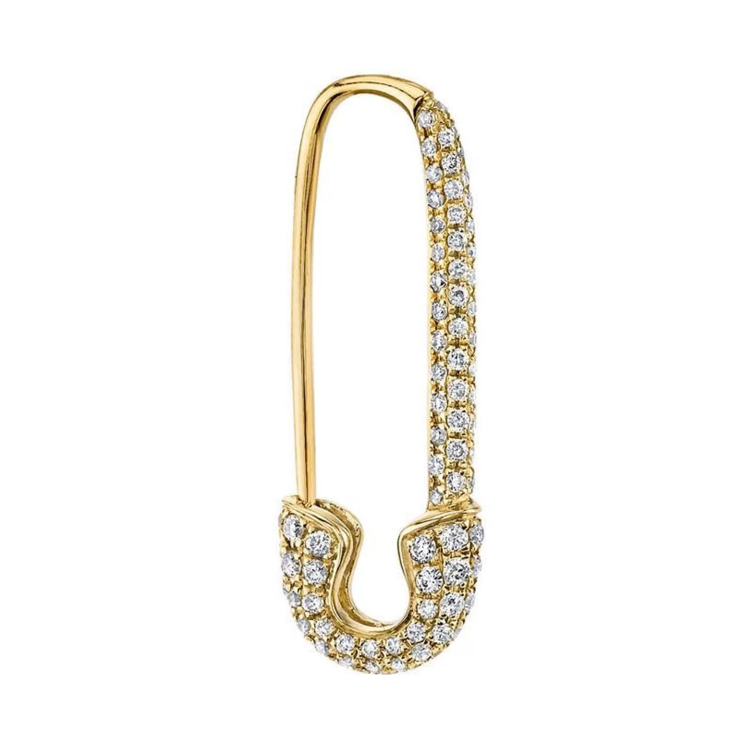 Anita Ko Safety Pins & Clips^DIAMOND SAFETY PIN EARRING