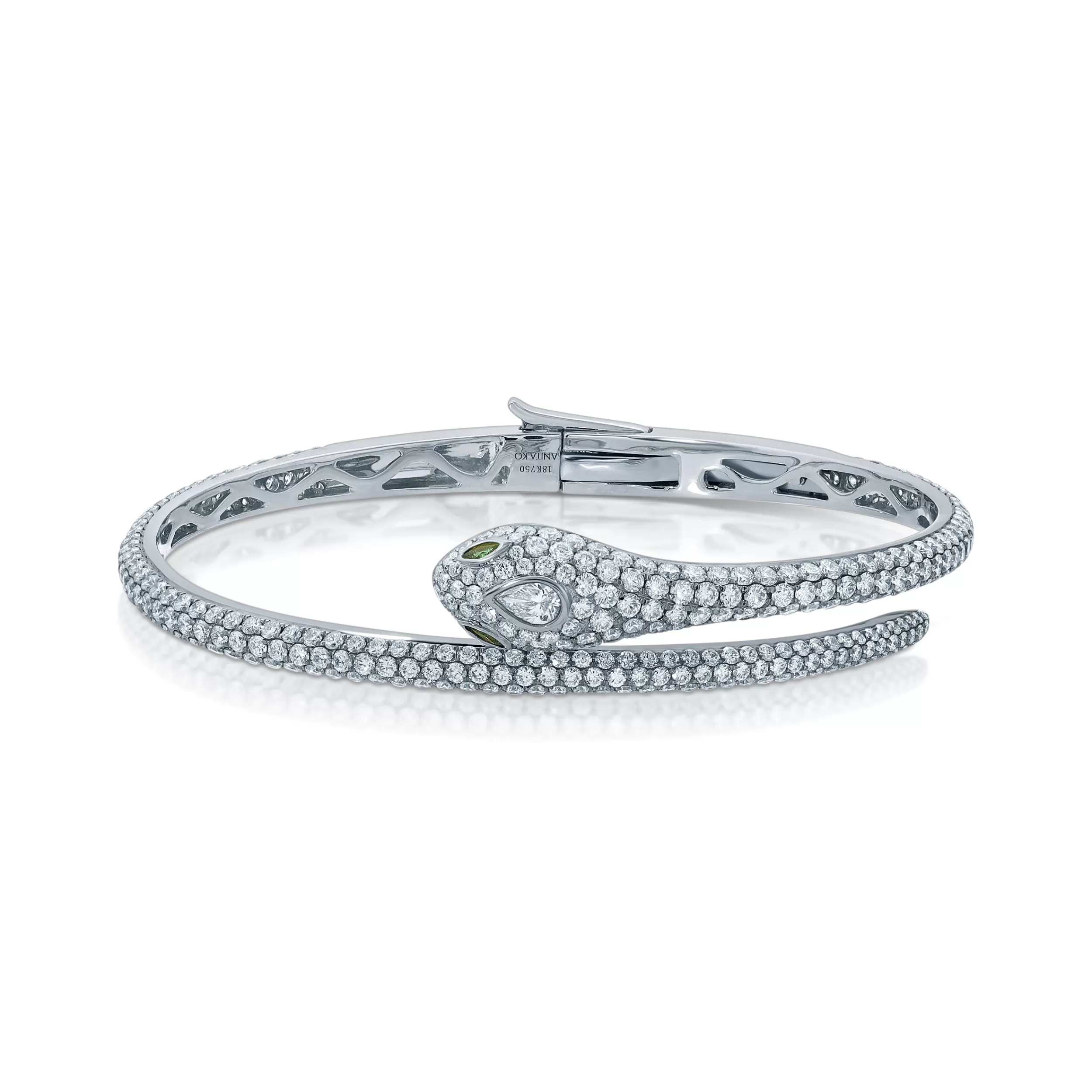 Anita Ko Bangles^DIAMOND SNAKE COIL BRACELET