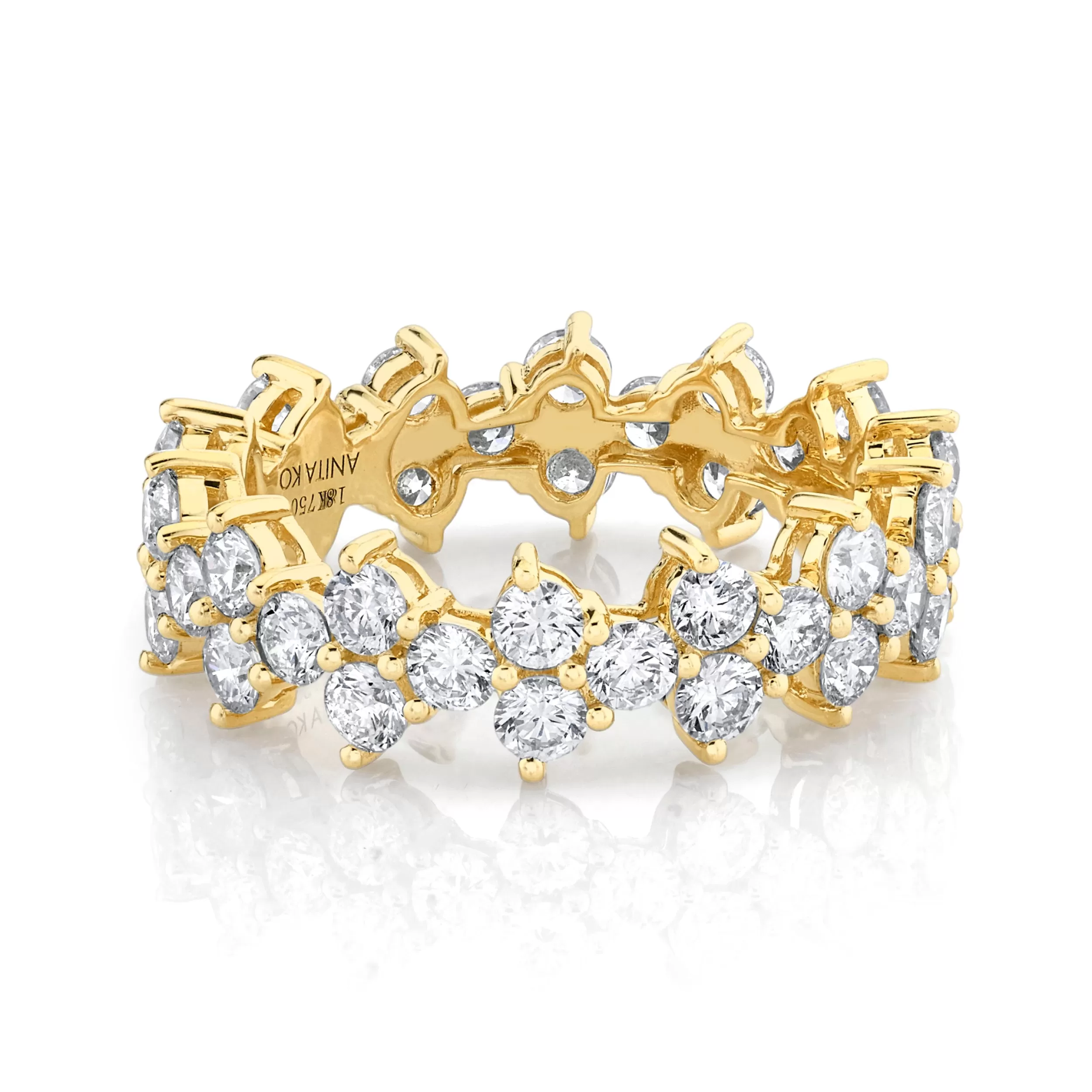 Anita Ko Eternity | Stacking^DIAMOND TRIANGLE ETERNITY BAND