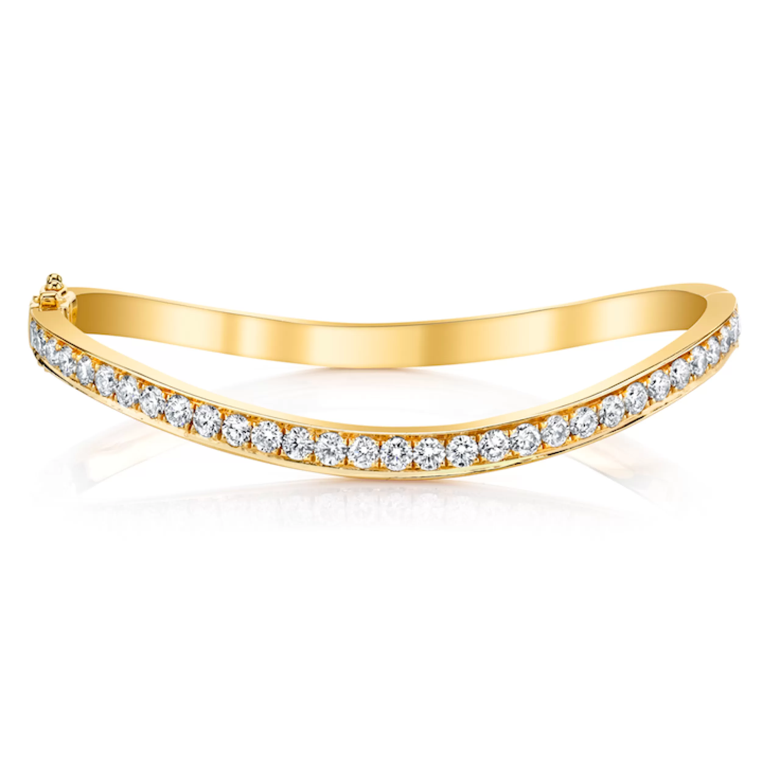 Anita Ko Bangles^DIAMOND WAVE BANGLE