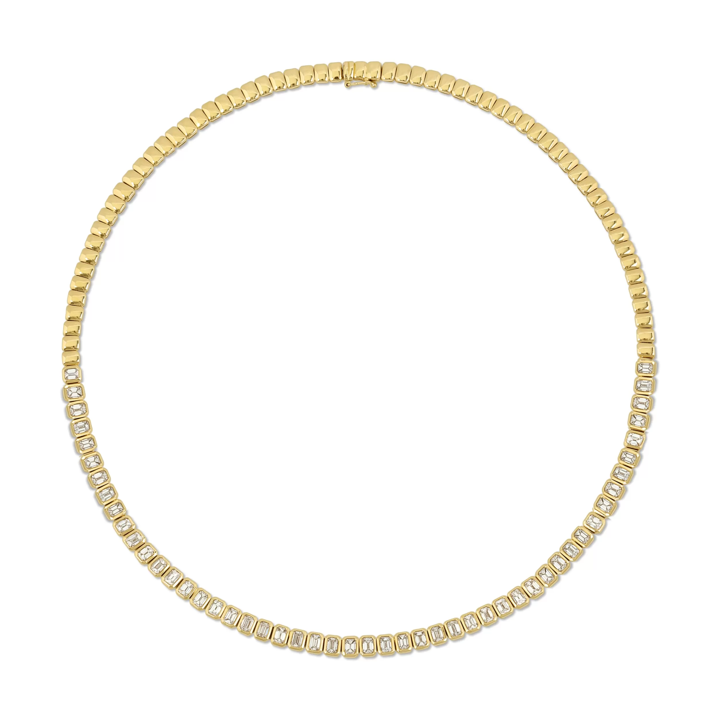 Anita Ko Chokers^EMERALD CUT BEZEL DIAMOND CHOKER