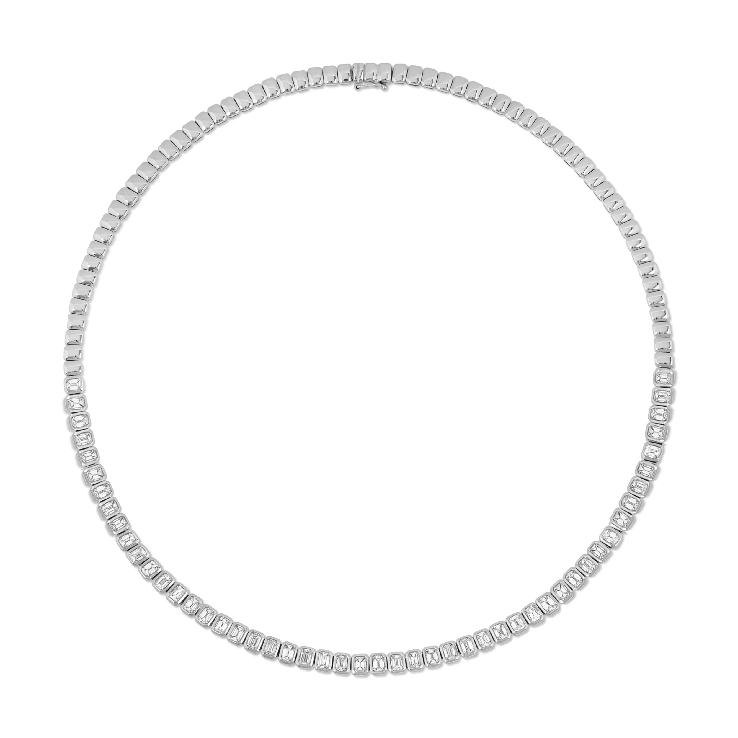 Anita Ko Chokers^EMERALD CUT BEZEL DIAMOND CHOKER