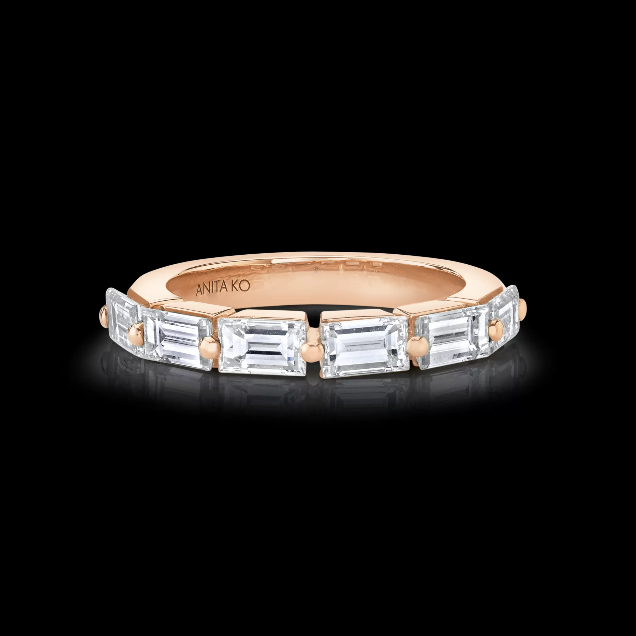 Anita Ko Stacking^FLOATING BAGUETTE DIAMOND RING