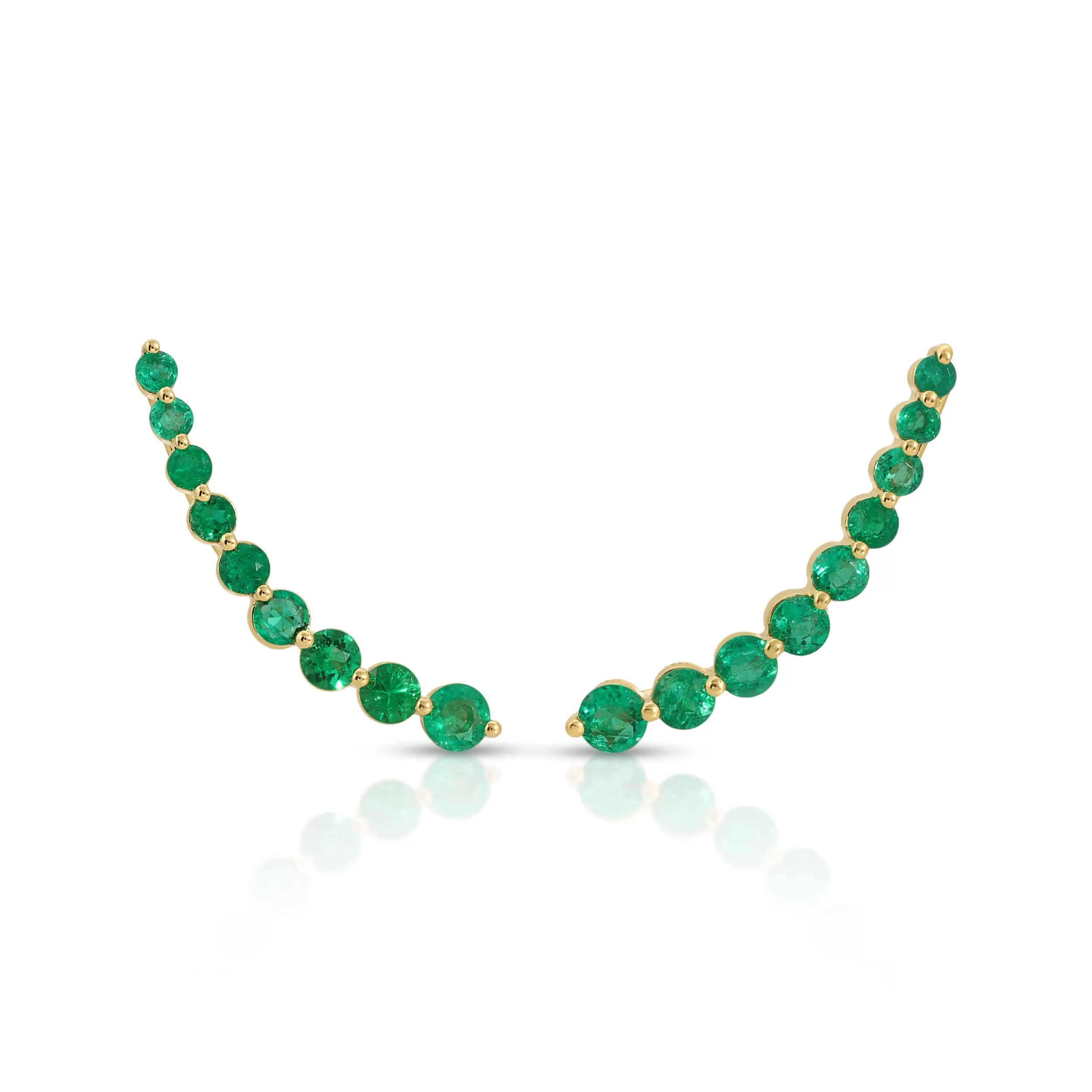 Anita Ko Floating^FLOATING EMERALD EARRING