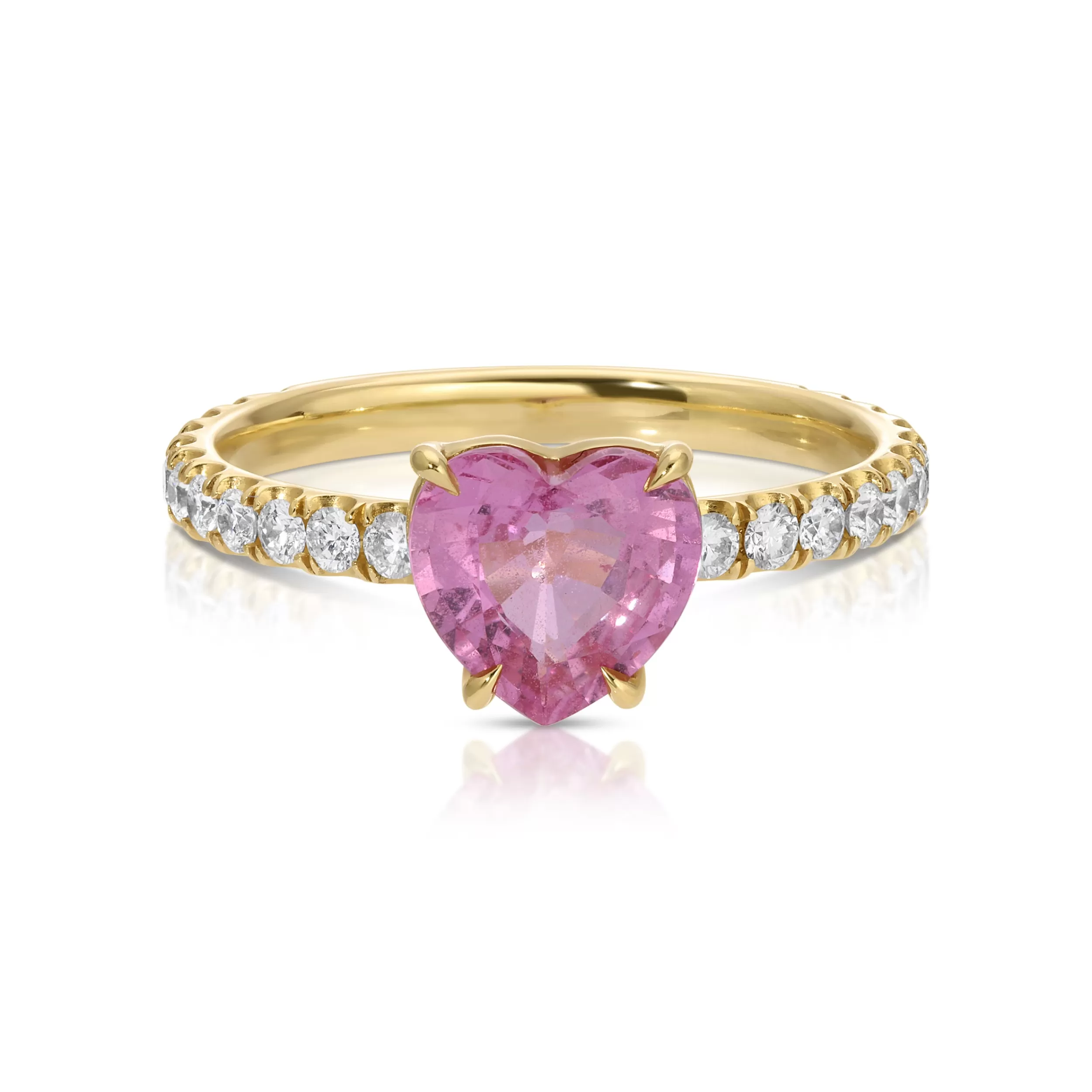 Anita Ko One Of A Kind^HEART SHAPED PINK SAPPHIRE RING