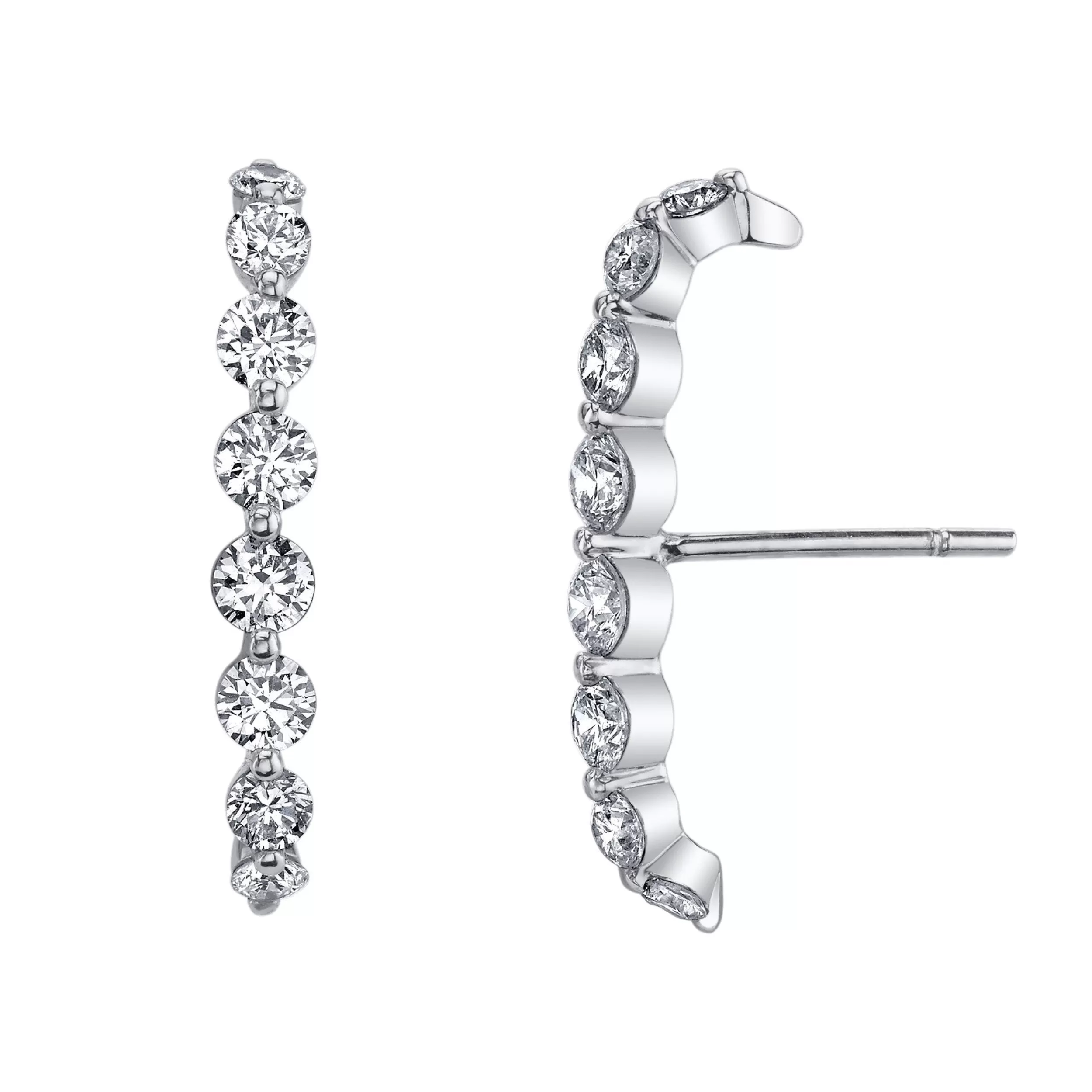 Anita Ko Floating^LARGE DIAMOND FLOATING LOBE CUFF