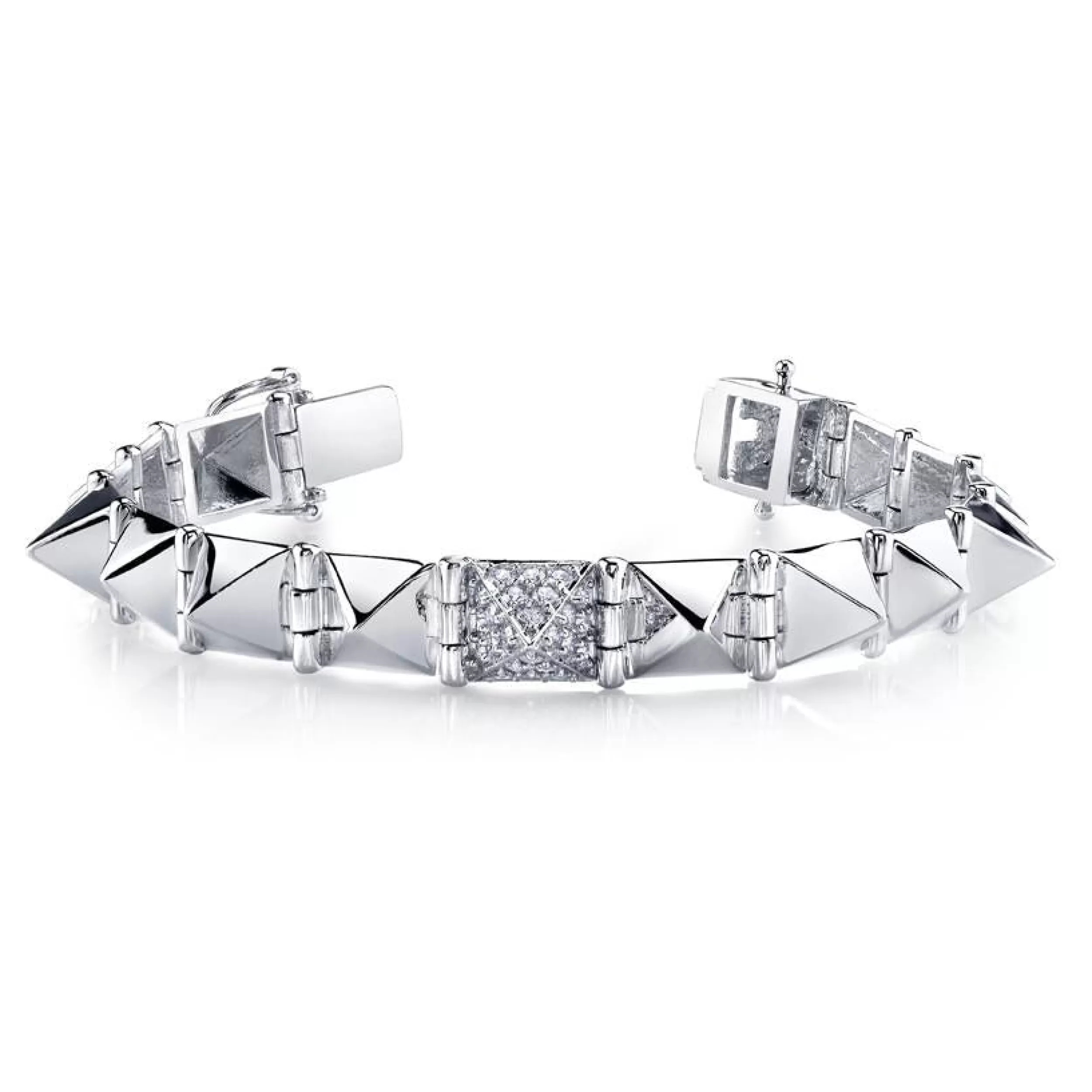 Anita Ko Spikes^LARGE SPIKE BRACELET WITH ONE DIAMOND SPIKE