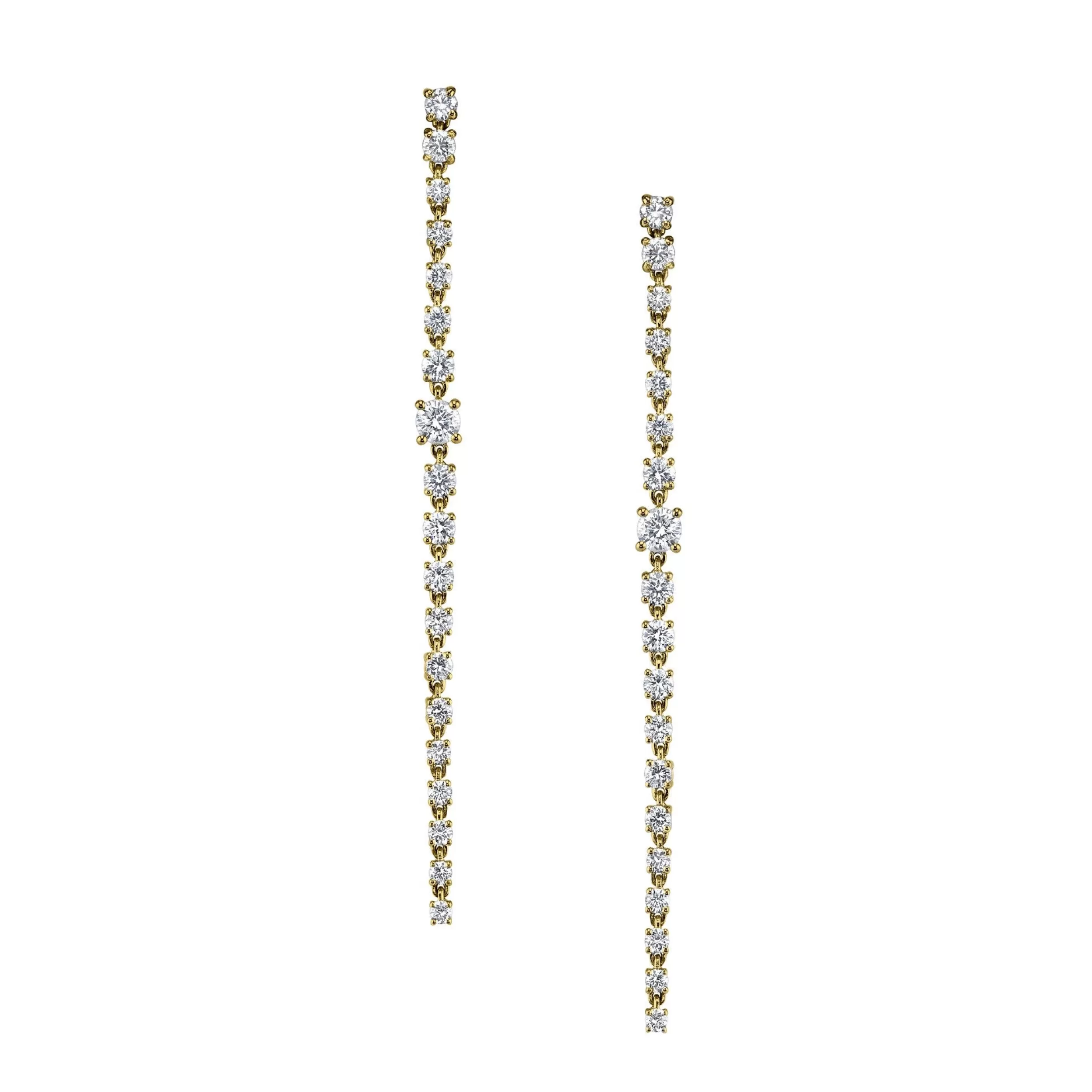 Anita Ko Long^LONG DIAMOND ROPE EARRINGS