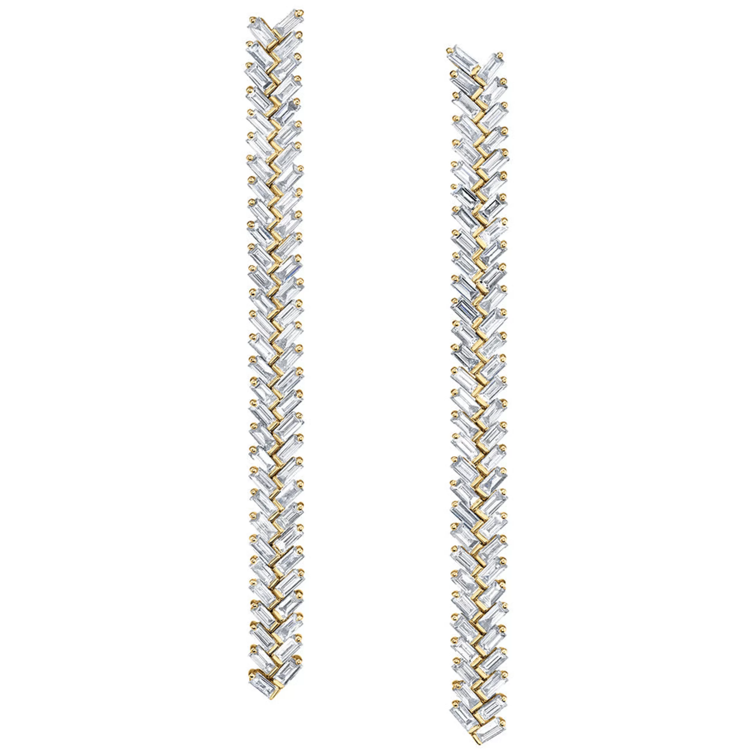 Anita Ko Long^LONG ZIPPER DIAMOND EARRINGS