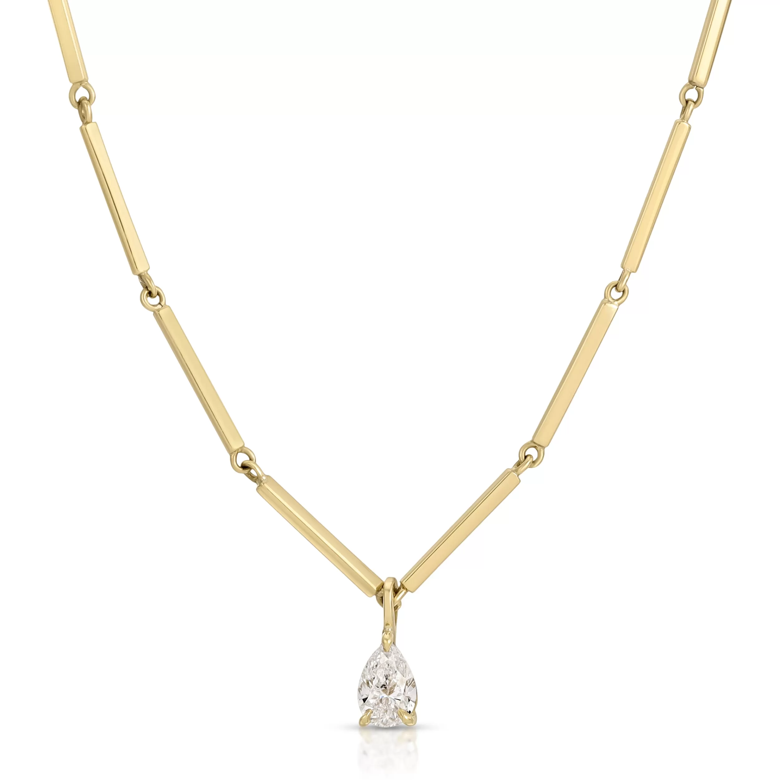 Anita Ko Pendants^LOUISE NECKLACE WITH .40CT PEAR DIAMOND PENDANT