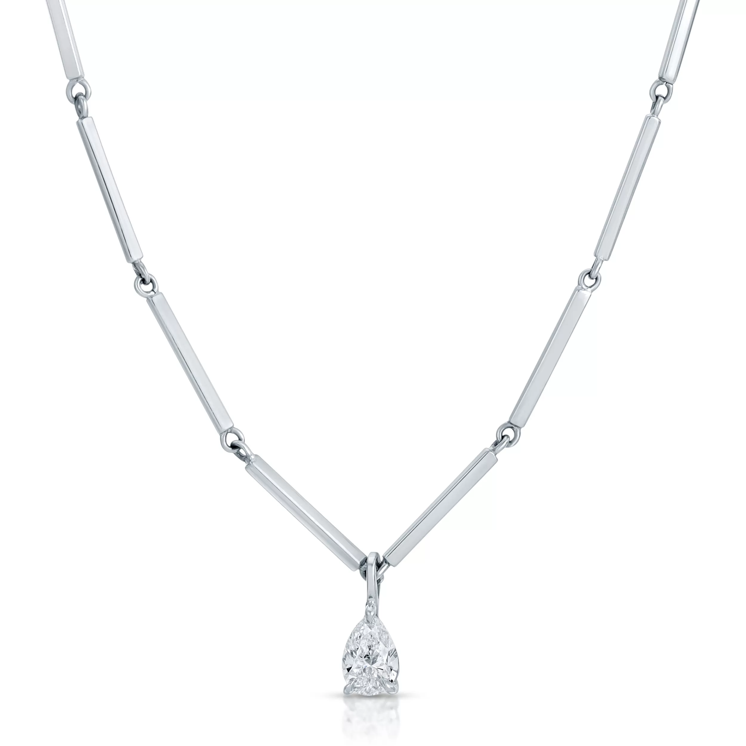 Anita Ko Pendants^LOUISE NECKLACE WITH .40CT PEAR DIAMOND PENDANT