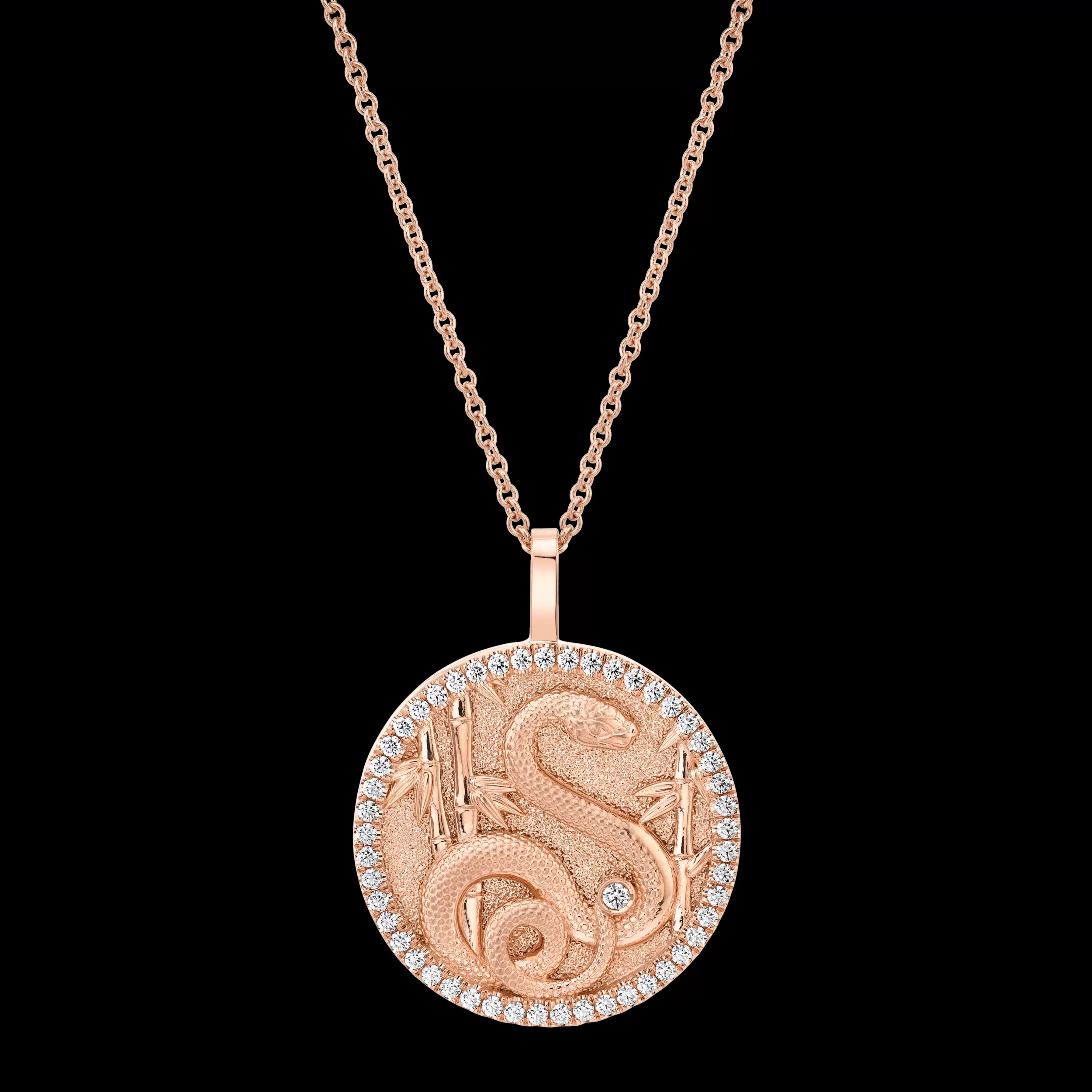 Anita Ko Pendants | Lucky Tailsman^LUCKY DIAMOND SNAKE TALISMAN