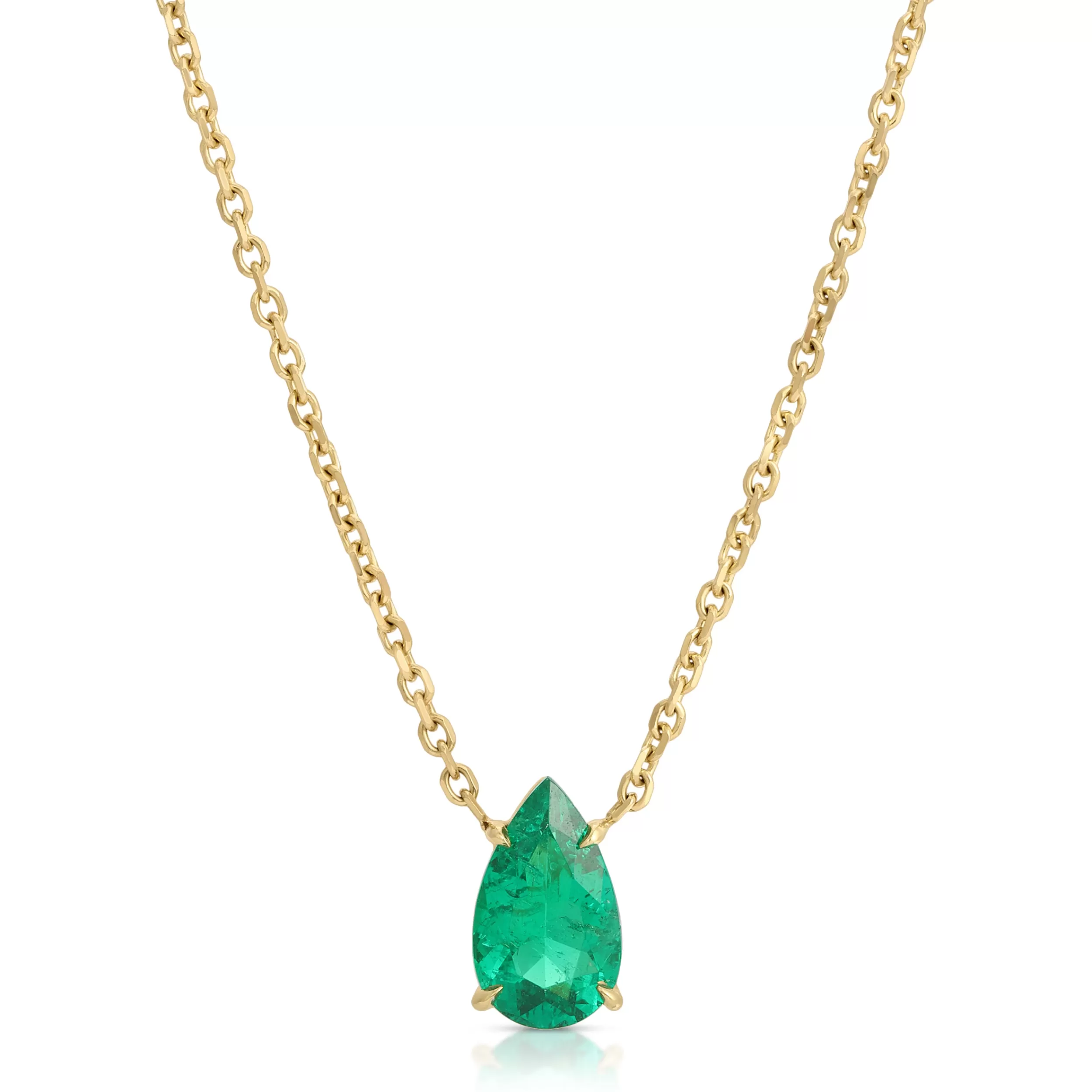 Anita Ko One Of A Kind^PEAR EMERALD NECKLACE