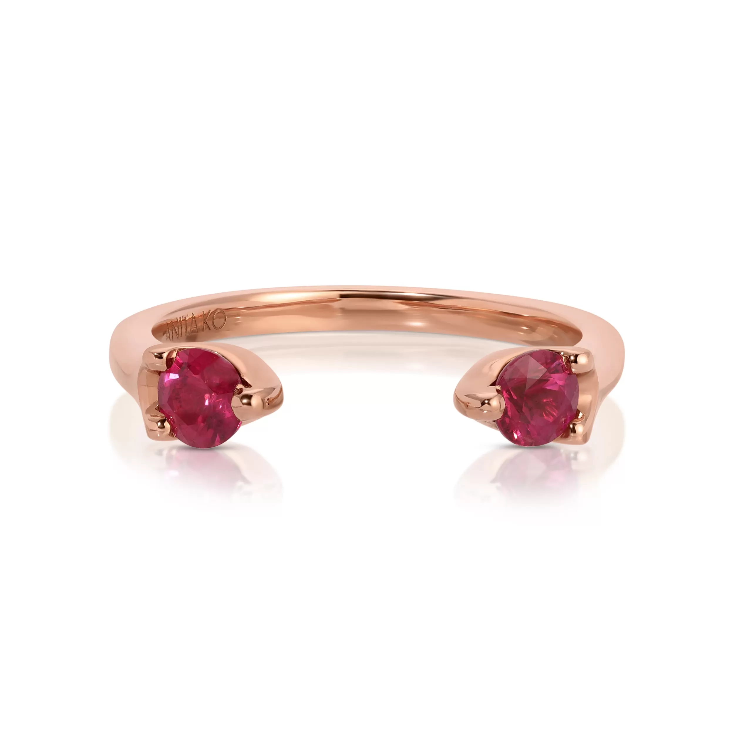 Anita Ko Stacking | Orbit^RUBY ORBIT RING