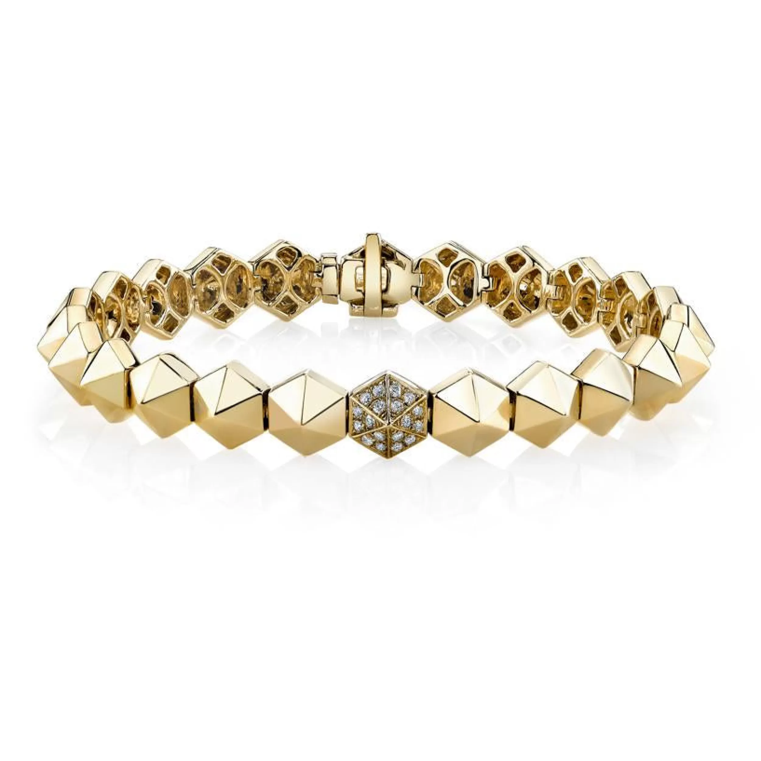 Anita Ko Spikes^SIX-SIDED SPIKE BRACELET WITH ONE DIAMOND SPIKE