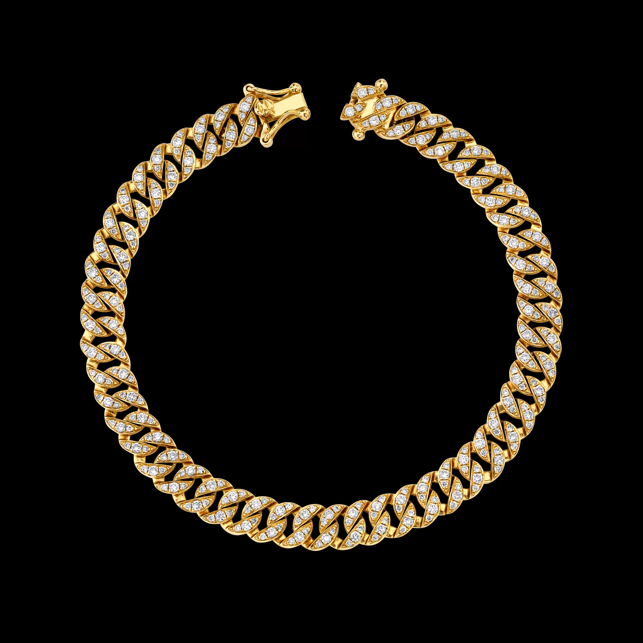 Anita Ko Chain Link^SMALL HAVANA DIAMOND BRACELET