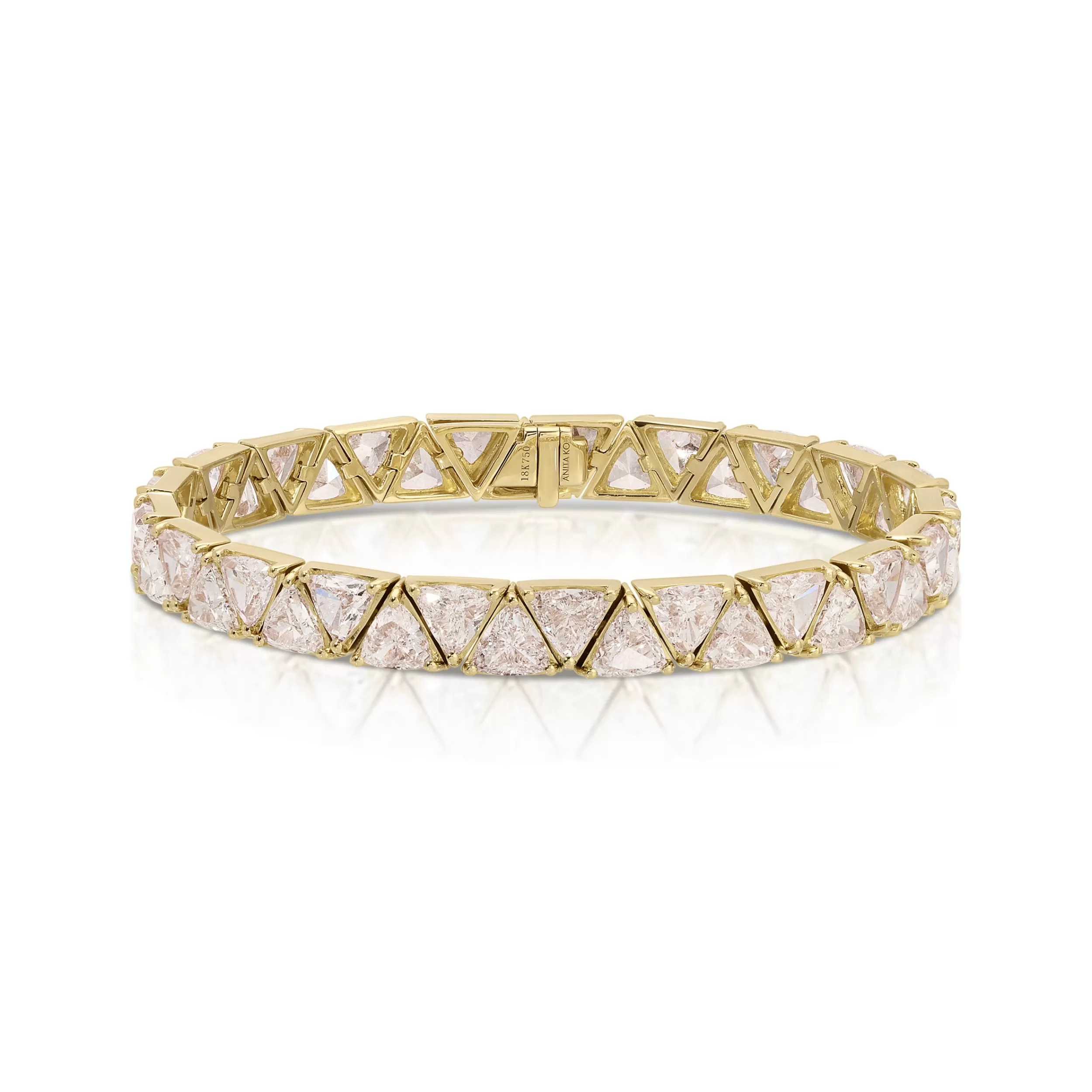 Anita Ko Diamond Link^TRILLION DIAMOND CLEO BRACELET